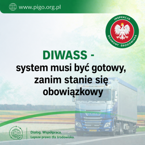Apel do GIOŚ dot. odroczenia obowiązku stosowania DIWASS dla załączników VII w transgranicznym przemieszczaniu odpadów