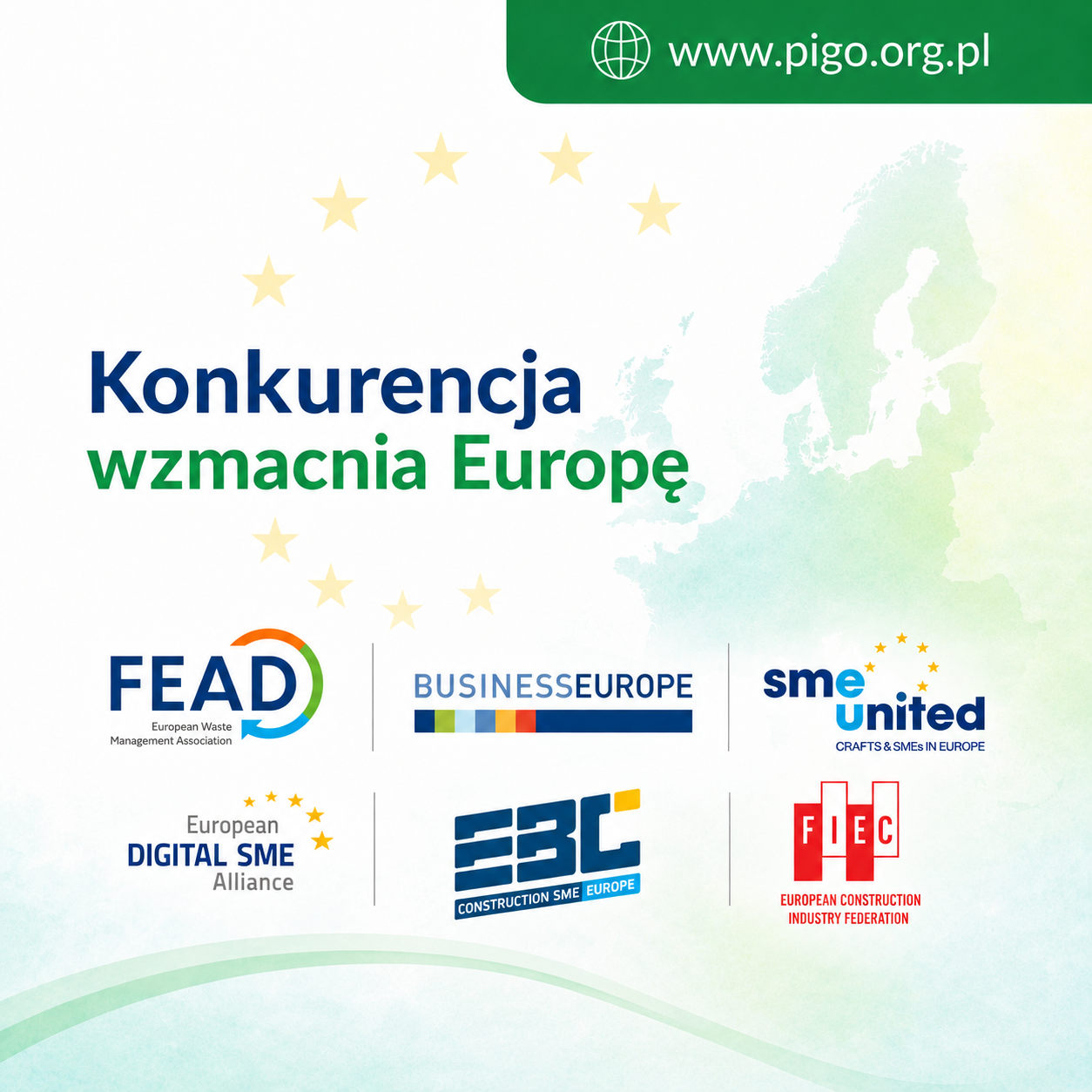 Wspólny europejski apel o silniejszą konkurencję w zamówieniach publicznych.
